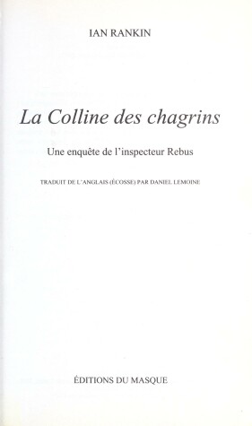 Book cover for La Colline Des Chagrins