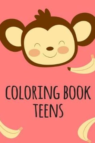 Cover of coloring book teens