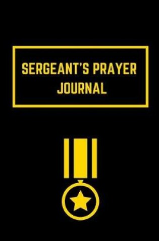 Cover of Sergeant's Prayer Journal