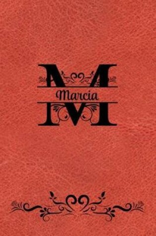 Cover of Split Letter Personalized Name Journal - Marcia