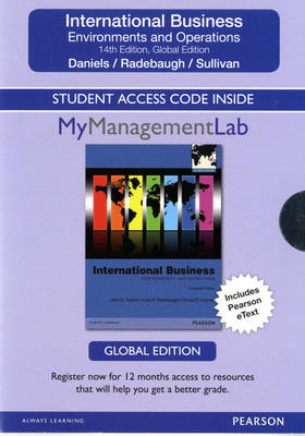 Book cover for Student Access Card for International Business Global Edition