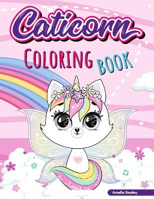 Book cover for Cat Unicon Coloring Book for Kids