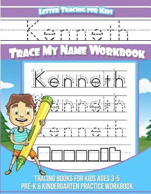 Book cover for Kenneth Letter Tracing for Kids Trace my Name Workbook