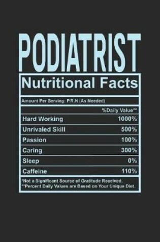 Cover of Podiatrist Nutritional Facts