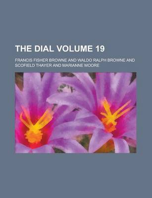 Book cover for The Dial Volume 19