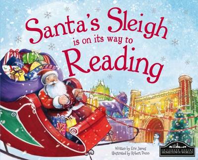 Book cover for Santa's Sleigh is on its Way to Reading