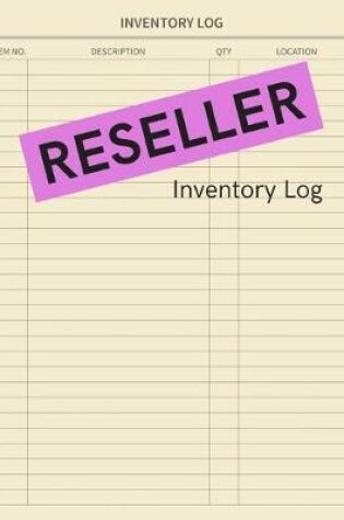 Cover of Reseller Inventory Log