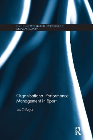 Cover of Organisational Performance Management in Sport