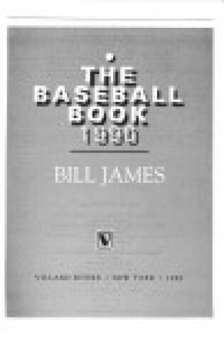 Cover of Baseball Book 1990