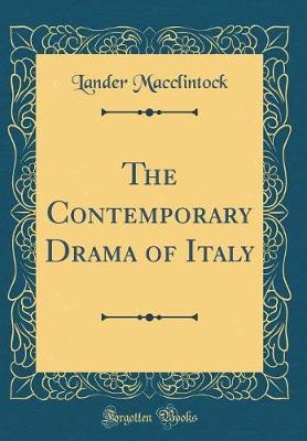 Book cover for The Contemporary Drama of Italy (Classic Reprint)