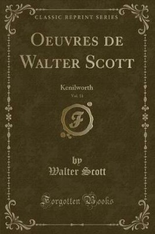 Cover of Oeuvres de Walter Scott, Vol. 11
