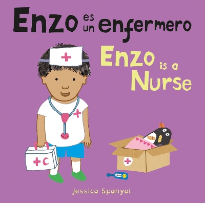 Book cover for Enzo es un enfermero/Enzo is a Nurse