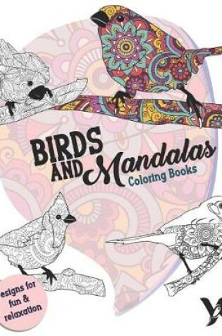 Cover of Birds and Mandalas - Coloring Book