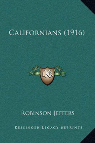Cover of Californians (1916)