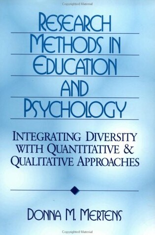 Cover of Research Methods in Education and Psychology