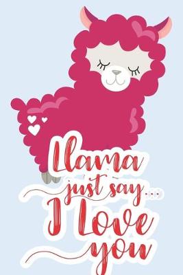 Book cover for Llama Just Say I Love You