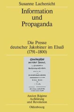 Cover of Information Und Propaganda