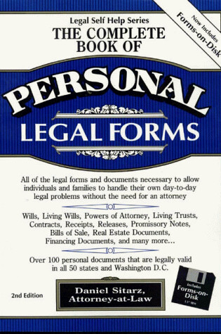 Cover of The Complete Book of Personal Legal Forms (3.5 IBM with Book)