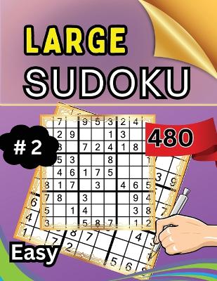 Book cover for Large Sudoku 480 Easy #2