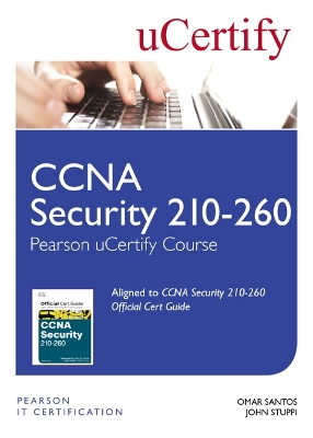 Book cover for CCNA Security 210-260 Pearson uCertify Course Student Access Card