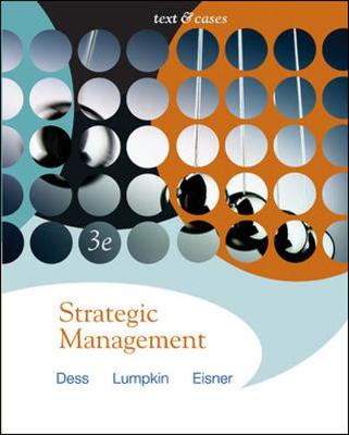 Book cover for Strategic Management: Text and Cases with Online Learning Center access card