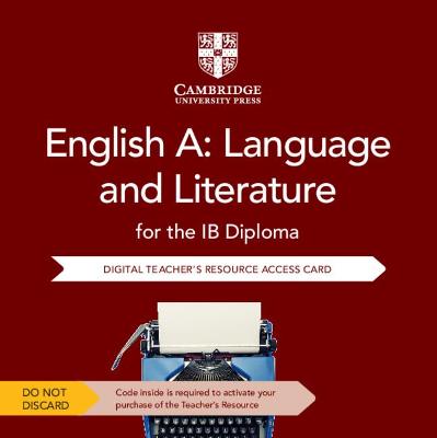 Cover of English A: Language and Literature for the IB Diploma Digital Teacher's Resource Access Card