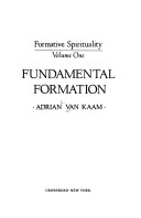 Cover of Formative Spirituality