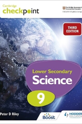 Cover of Cambridge Checkpoint Lower Secondary Science Student's Book 9