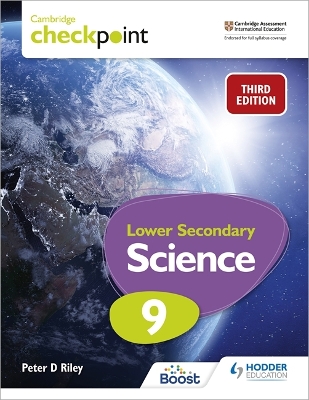 Book cover for Cambridge Checkpoint Lower Secondary Science Student's Book 9