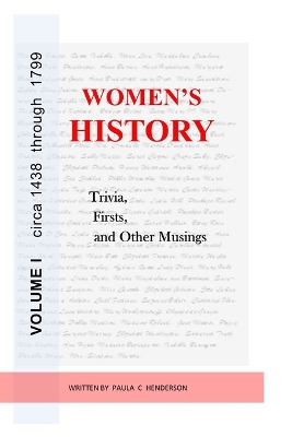 Book cover for Women's History