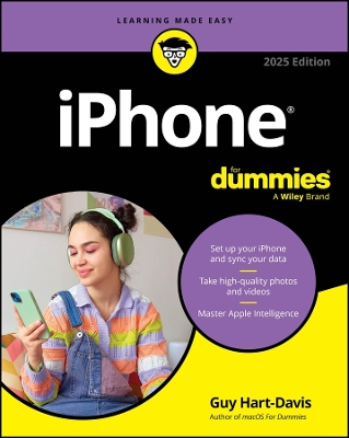 Book cover for iPhone For Dummies, 2025 Edition