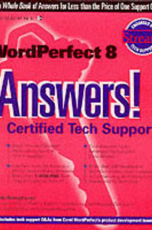 Cover of WordPerfect 8 Answers!