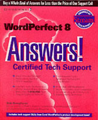 Cover of WordPerfect 8 Answers!