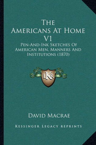 Cover of The Americans at Home V1 the Americans at Home V1