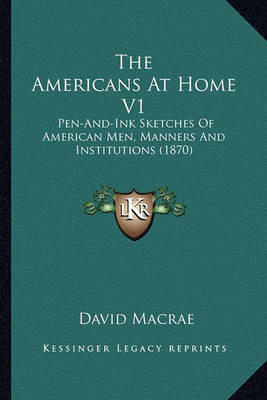 Book cover for The Americans at Home V1 the Americans at Home V1