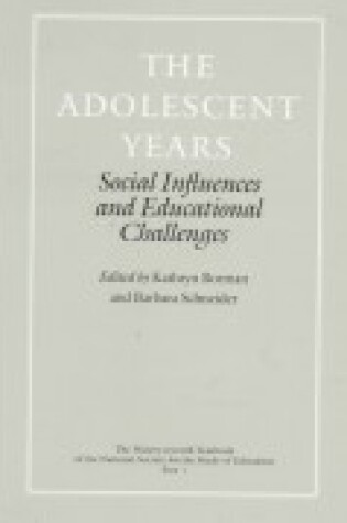 Cover of The Adolescent Years