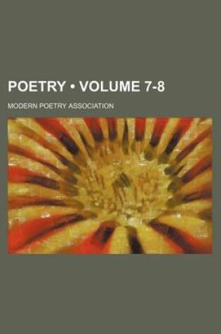 Cover of Poetry (Volume 7-8)