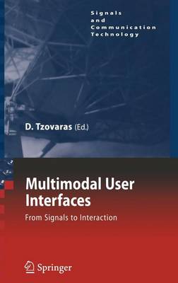 Book cover for Multimodal User Interfaces: From Signals to Interaction