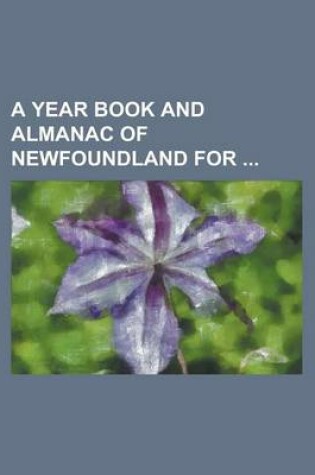 Cover of A Year Book and Almanac of Newfoundland for