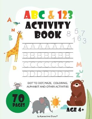 Book cover for ABC&123 activity book