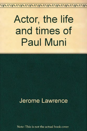Book cover for Actor Life Paul Muni