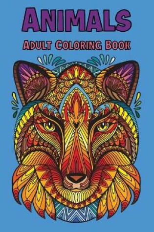 Cover of Animals Adult Coloring Book