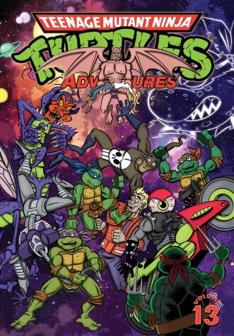 Book cover for Teenage Mutant Ninja Turtles Adventures Volume 13