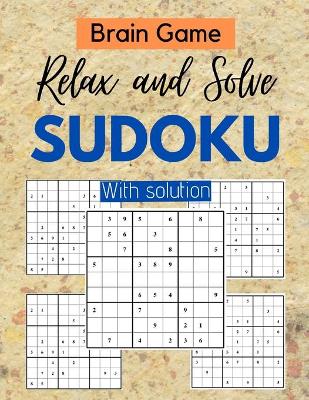 Book cover for Brain Game Relax and Solve Sudoku