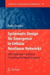 Book cover for Systematic Design for Emergence in Cellular Nonlinear Networks