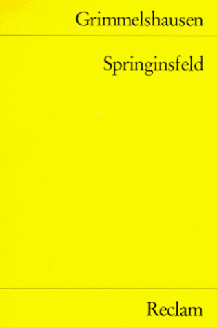 Cover of Der Seltzame Springinsfeld