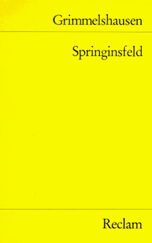 Book cover for Der Seltzame Springinsfeld