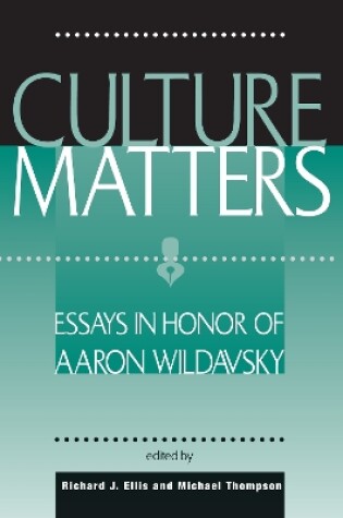 Cover of Culture Matters