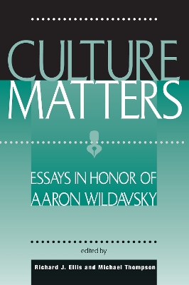 Book cover for Culture Matters