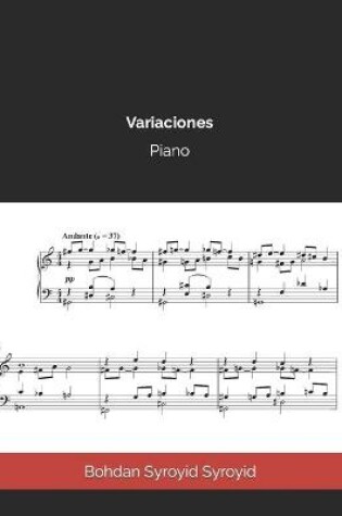 Cover of Variaciones para piano